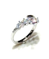 Anneau Fabio Collection Femme Navette in Or blanc Diamante 1.11 Ct AN504#NAV - AN504#NAV